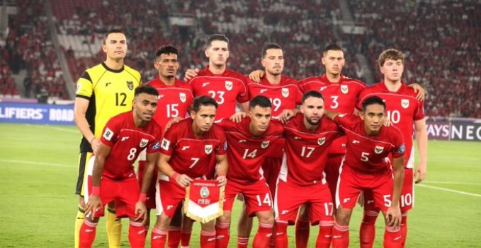 Susunan Pemain Timnas Indonesia vs China