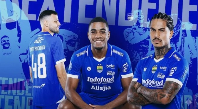 Persib Perpanjang Kontrak Matricardi, Barros Pereira, Ramon, dan Cesar